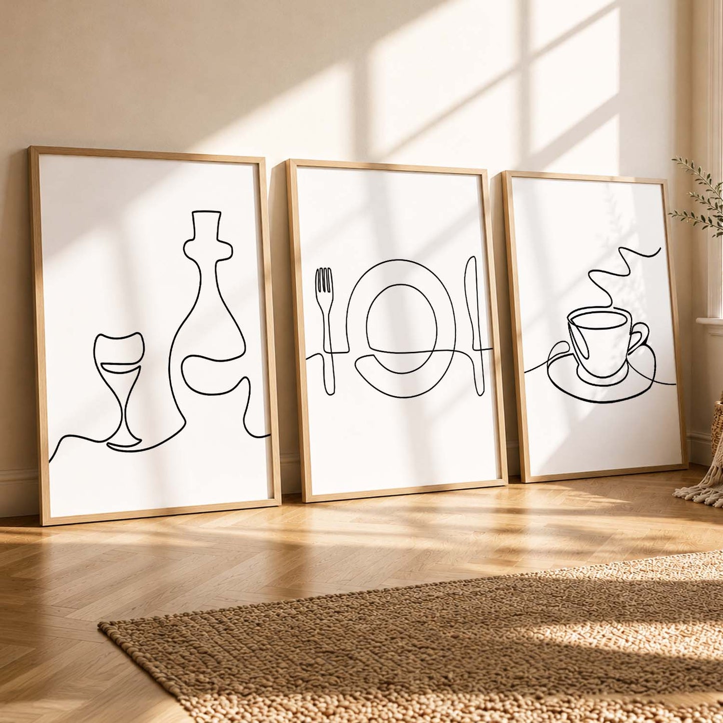 Cafe  Wall  Art  Paintings for Living Room - Wall Poster With frames