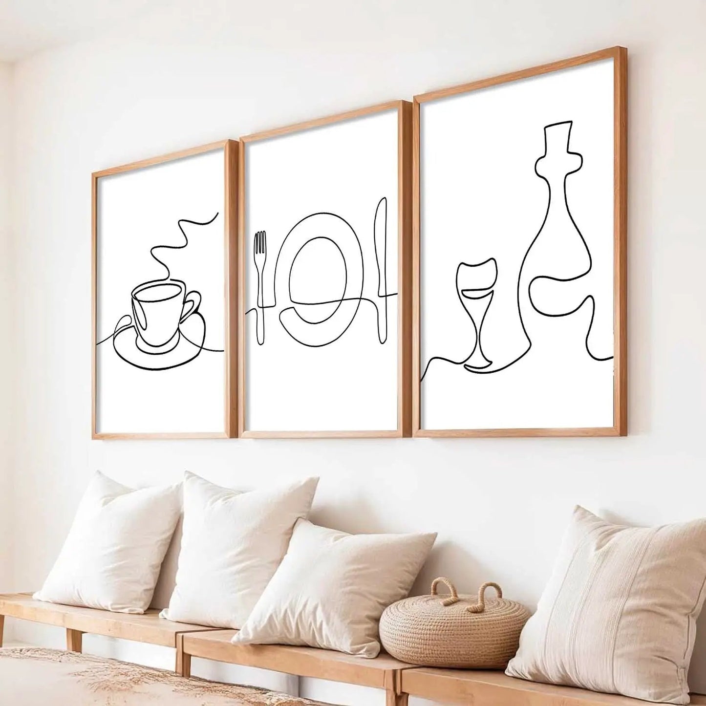 Cafe  Wall  Art  Paintings for Living Room - Wall Poster With frames