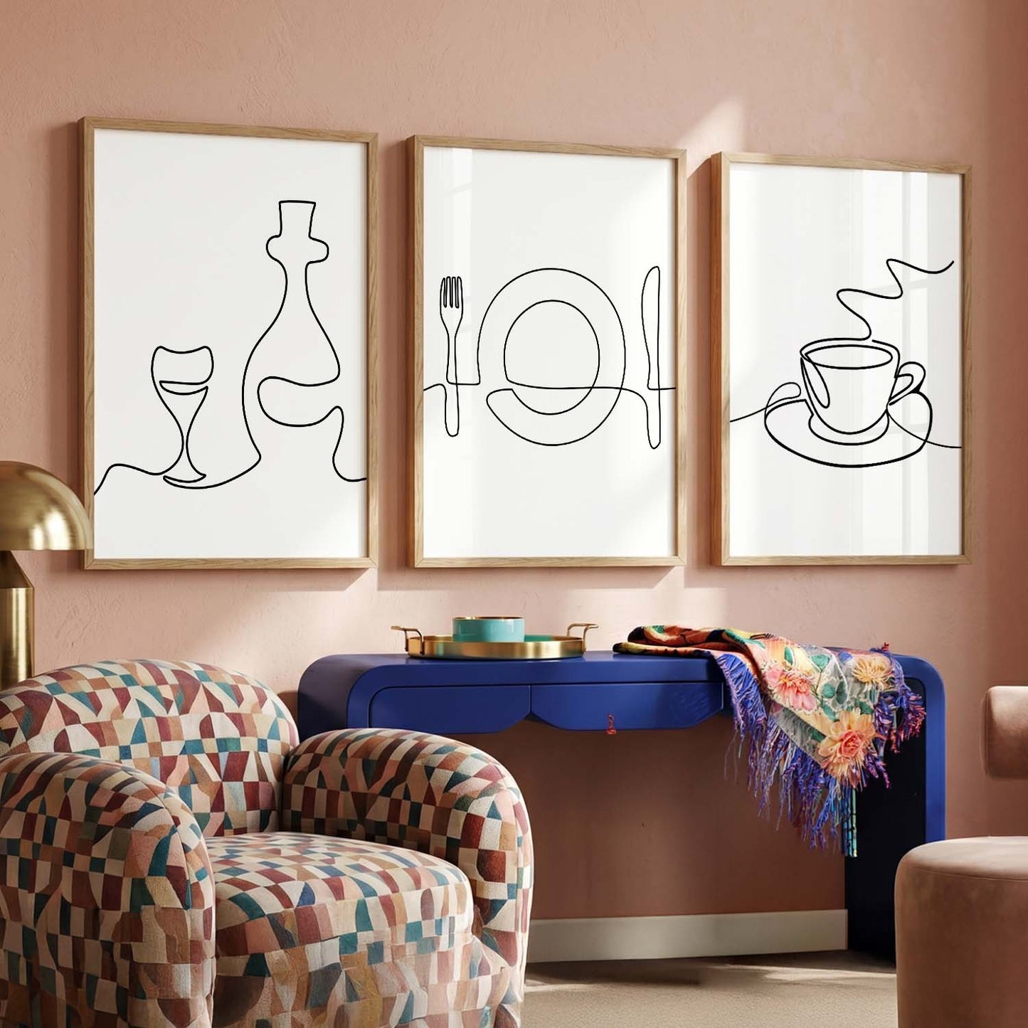 Cafe  Wall  Art  Paintings for Living Room - Wall Poster With frames