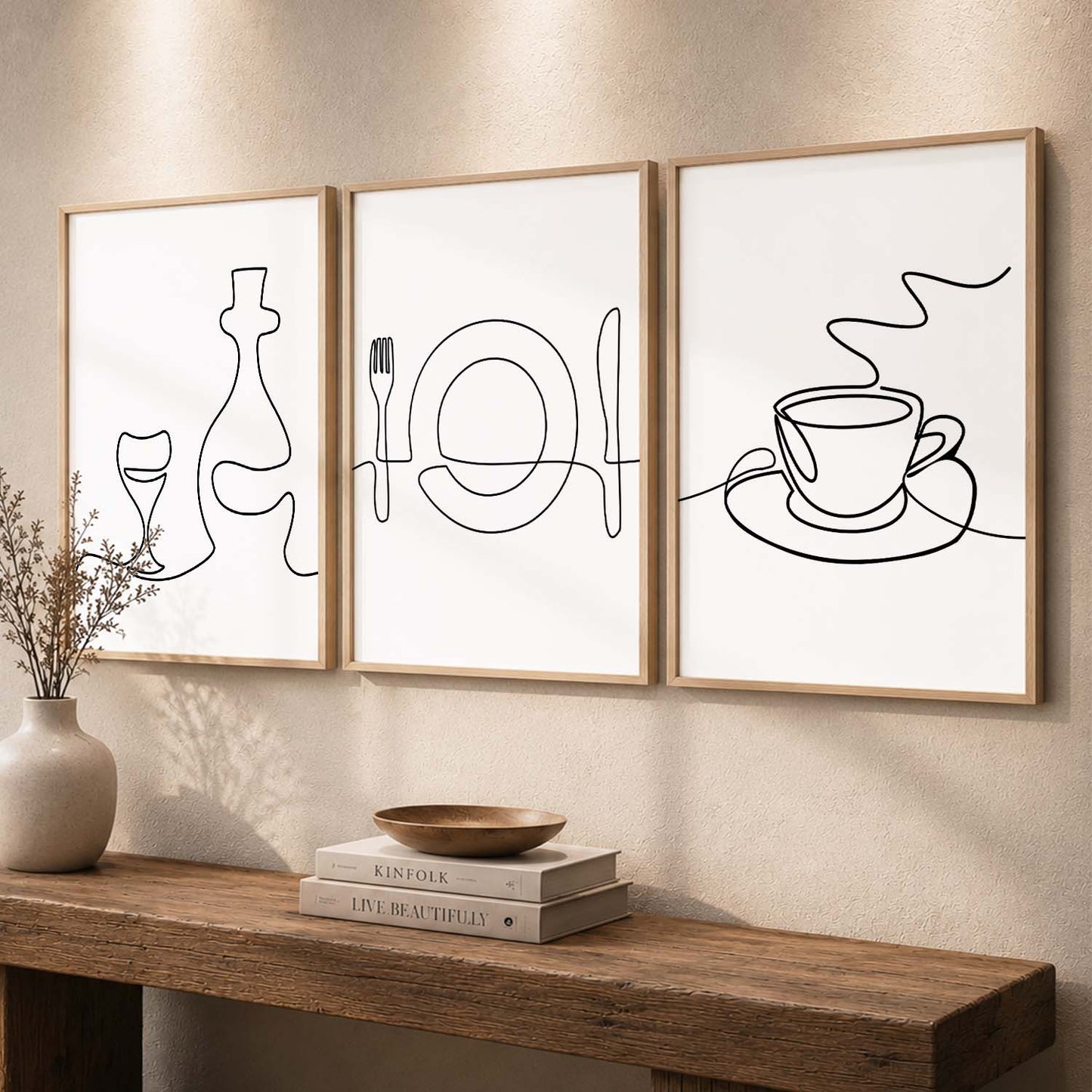 Cafe  Wall  Art  Paintings for Living Room - Wall Poster With frames