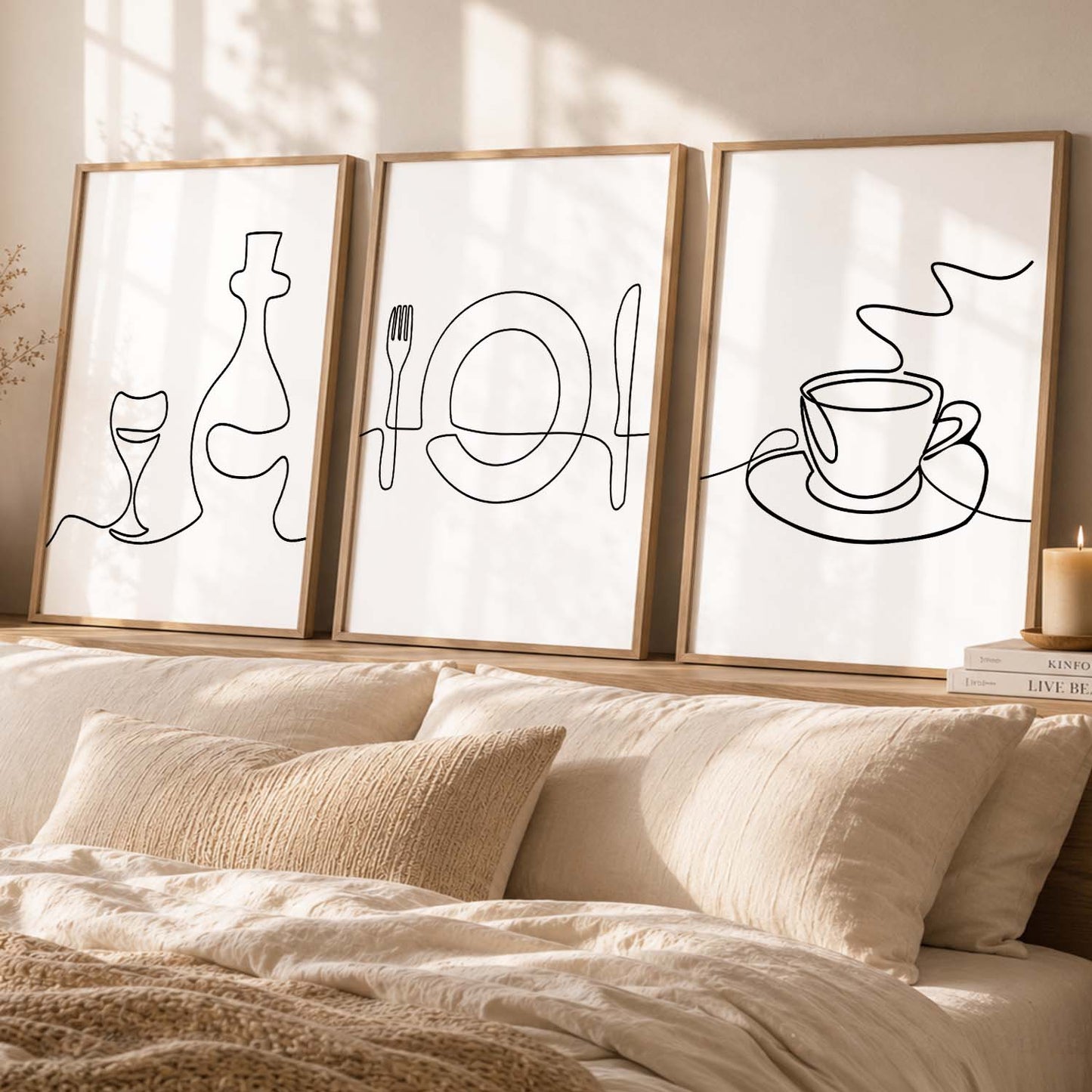 Cafe  Wall  Art  Paintings for Living Room - Wall Poster With frames
