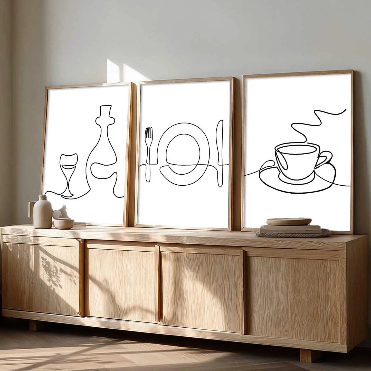 Cafe  Wall  Art  Paintings for Living Room - Wall Poster With frames