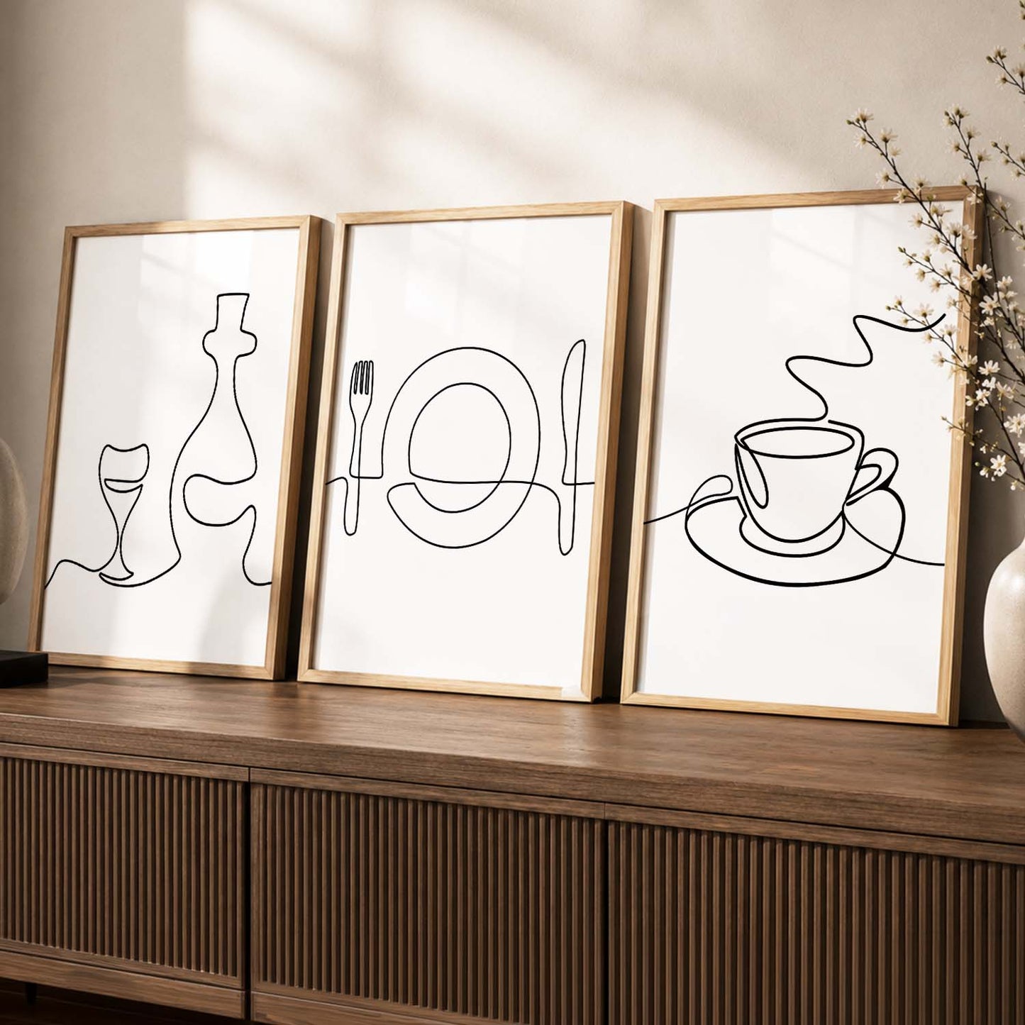 Cafe  Wall  Art  Paintings for Living Room - Wall Poster With frames