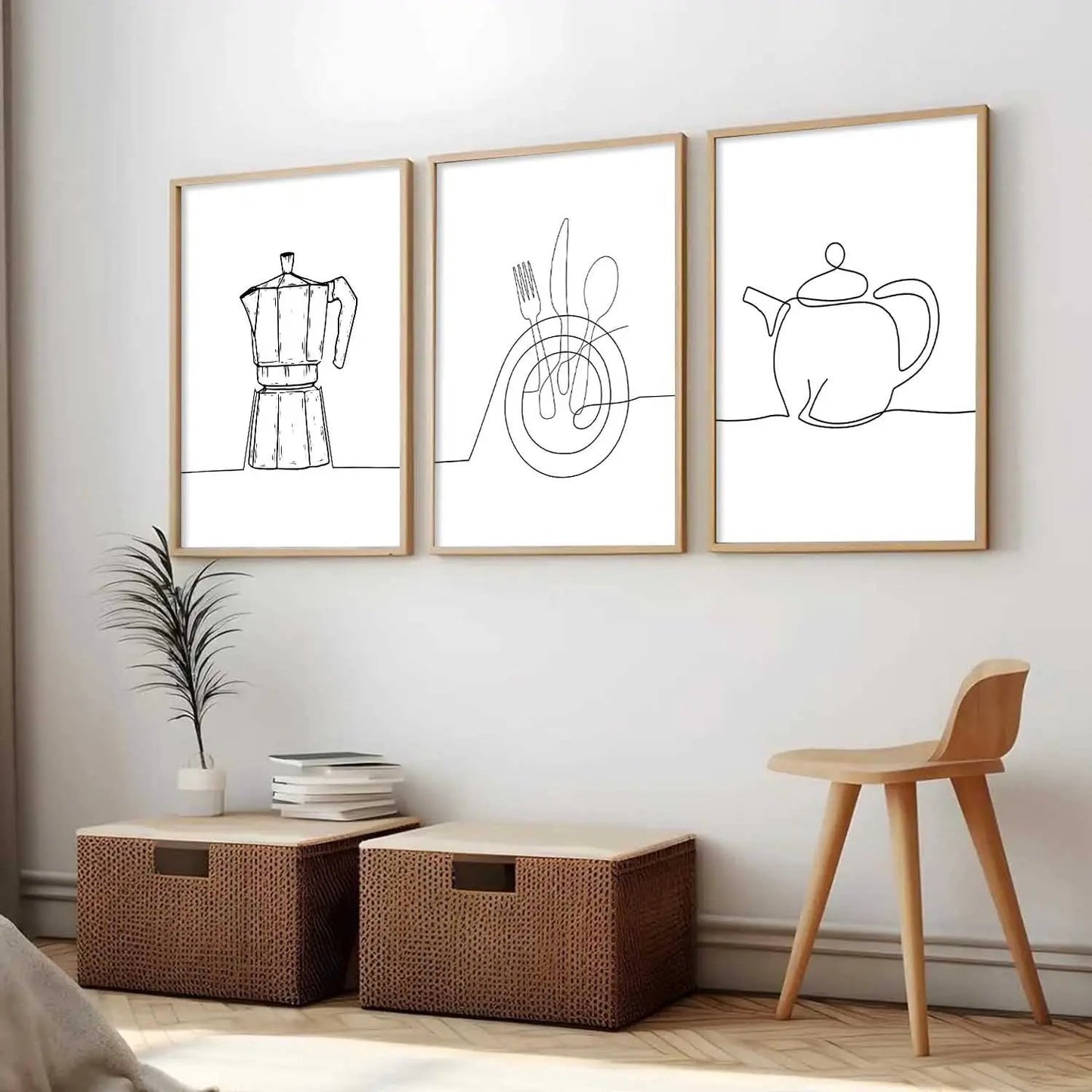 Cafe  Wall Art  Paintings for Living Room - Wall Poster With frames