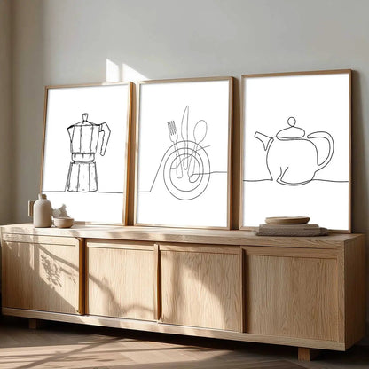 Cafe  Wall Art  Paintings for Living Room - Wall Poster With frames