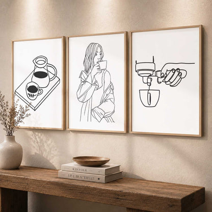 Cafe  Wall  Art  Paintings for Living Room - Wall Poster With frames