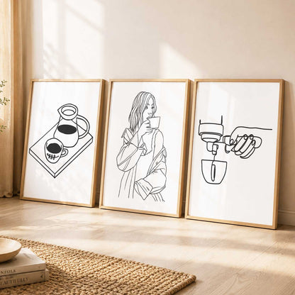 Cafe  Wall  Art  Paintings for Living Room - Wall Poster With frames