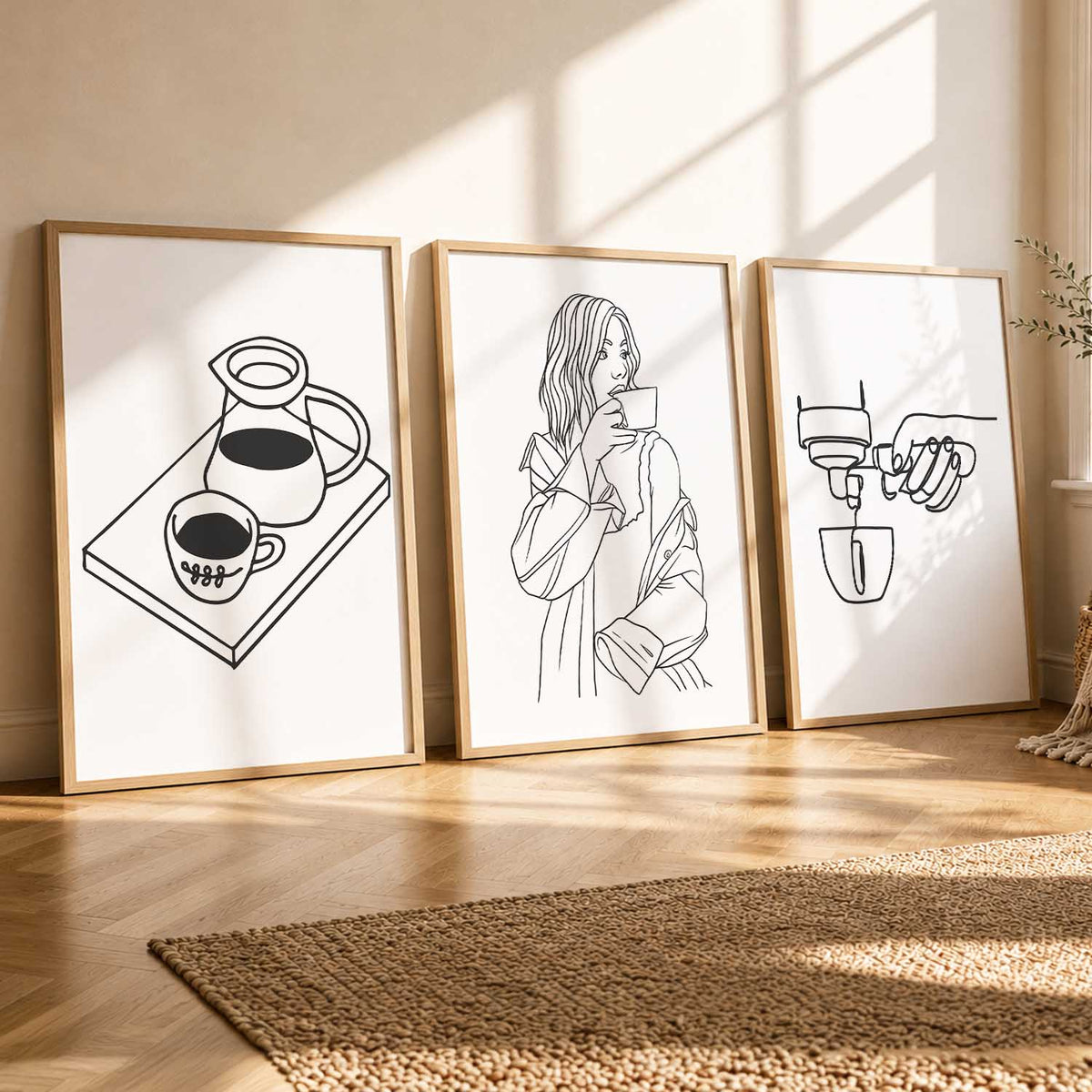Cafe  Wall  Art  Paintings for Living Room - Wall Poster With frames