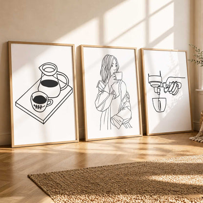 Cafe  Wall  Art  Paintings for Living Room - Wall Poster With frames