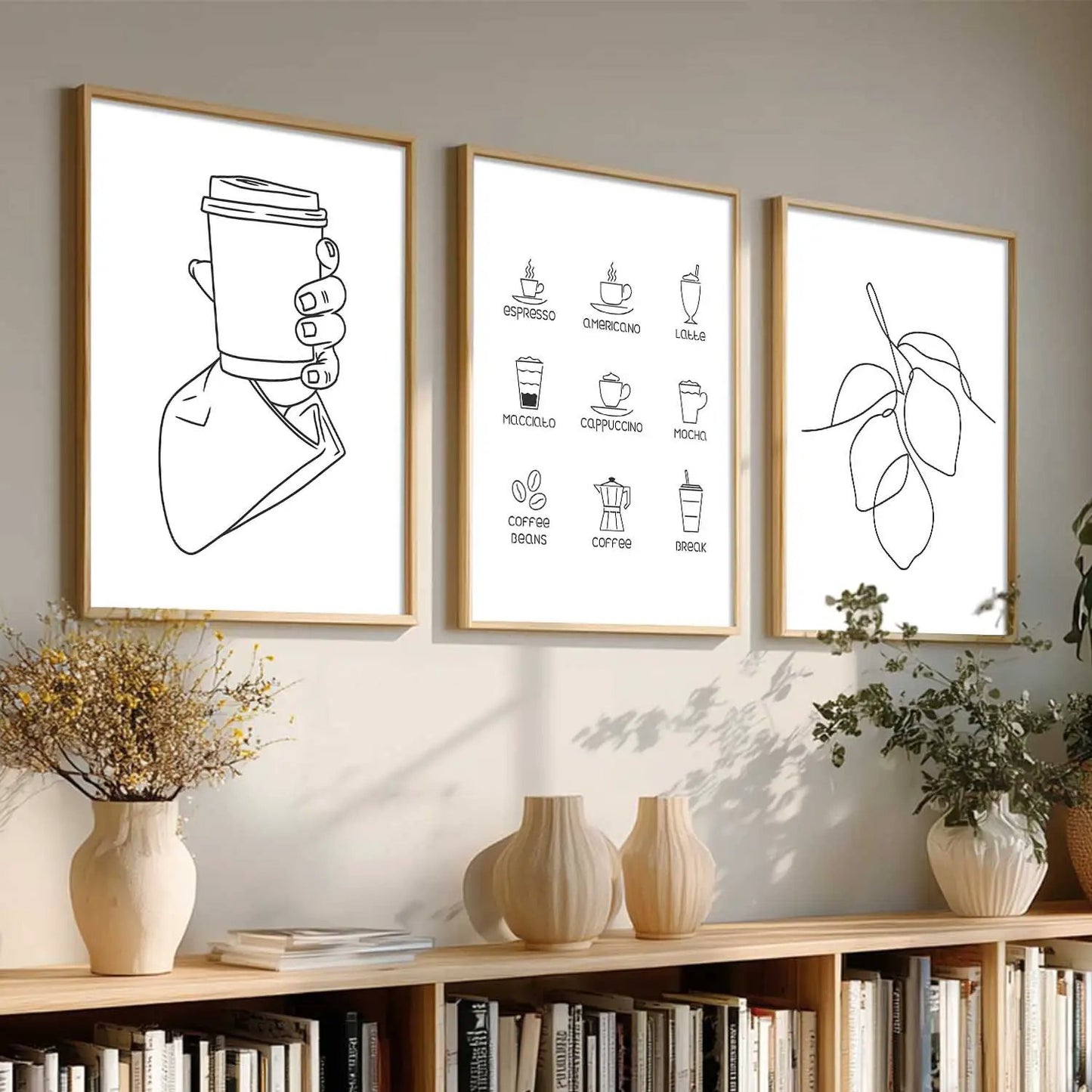 Boho Wall  Art Paintings for Living Room - Wall Poster With frames