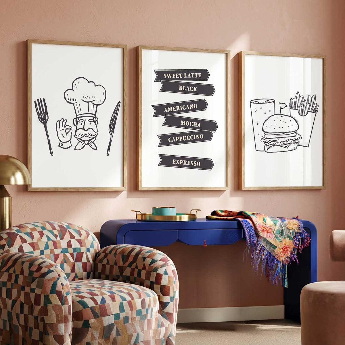 Cafe  Wall   Art  Paintings for Living Room - Wall Poster With frames
