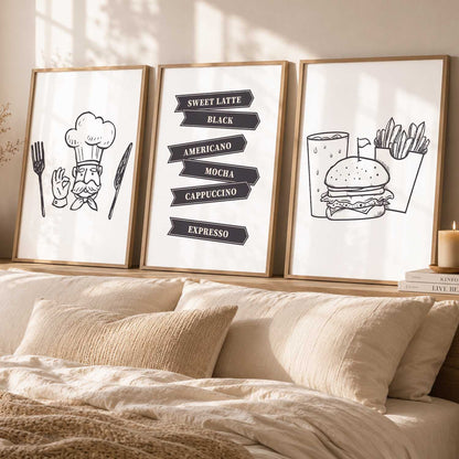 Cafe  Wall   Art  Paintings for Living Room - Wall Poster With frames