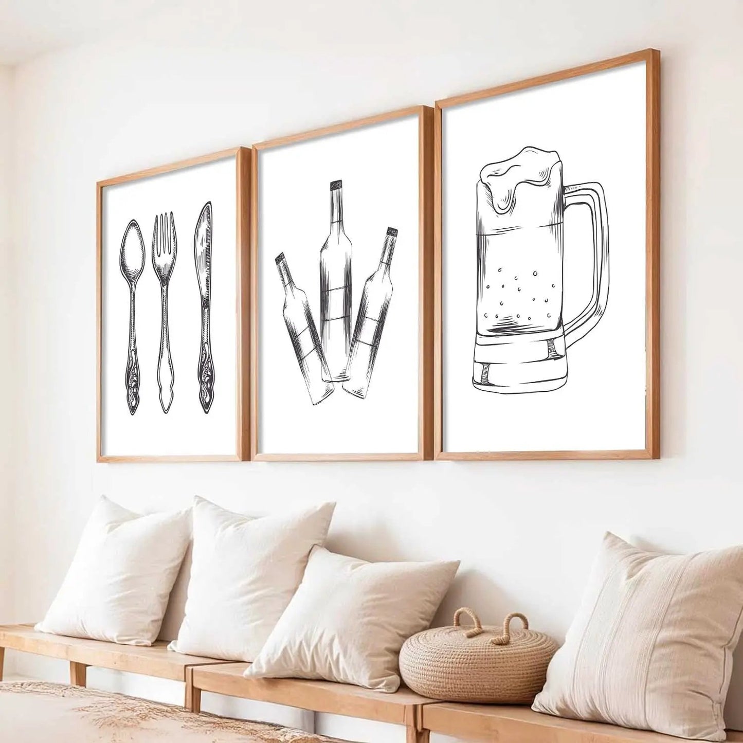 Boho Wall  Art Paintings for Living Room - Wall Poster With frames