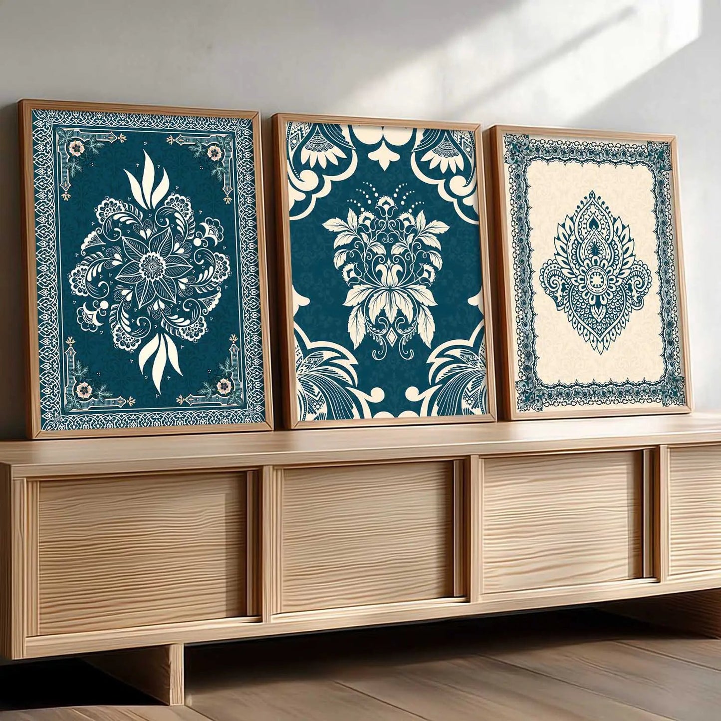 Traditional  Wall  Art  Paintings for Living Room - Wall Poster With frames