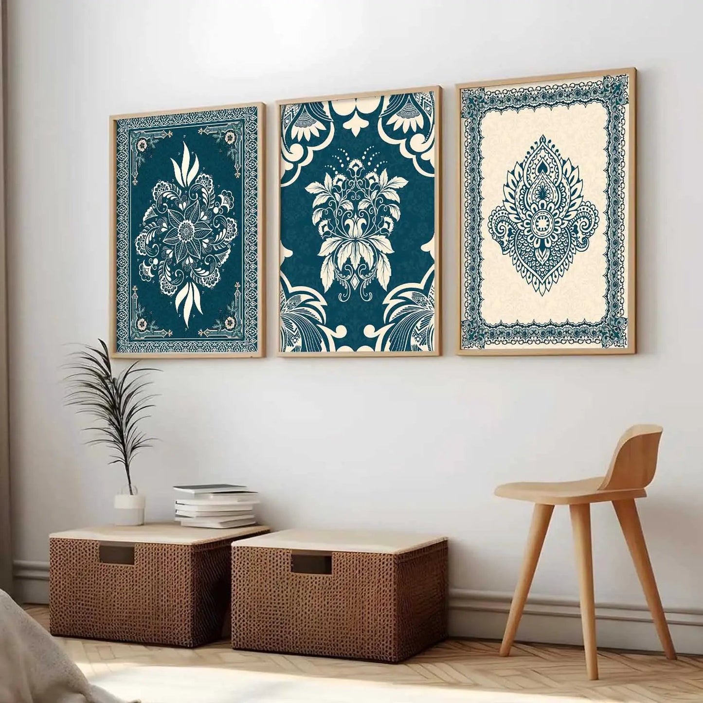 Traditional  Wall  Art  Paintings for Living Room - Wall Poster With frames