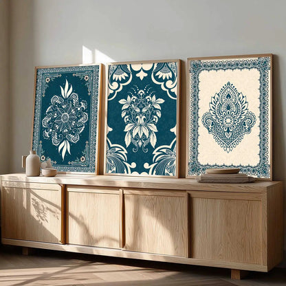 Traditional  Wall  Art  Paintings for Living Room - Wall Poster With frames