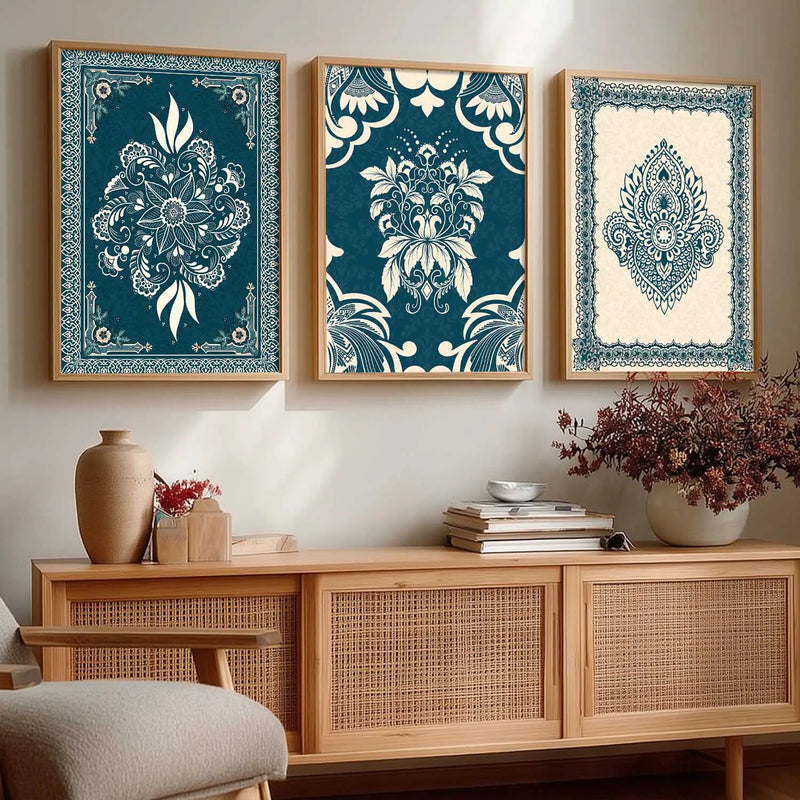 Traditional  Wall  Art  Paintings for Living Room - Wall Poster With frames
