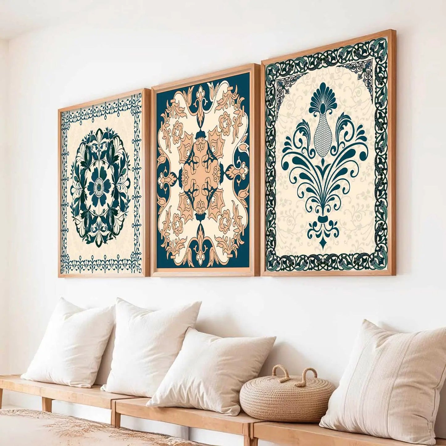 Traditional  Wall  Art Paintings for Living Room - Wall Poster With frames