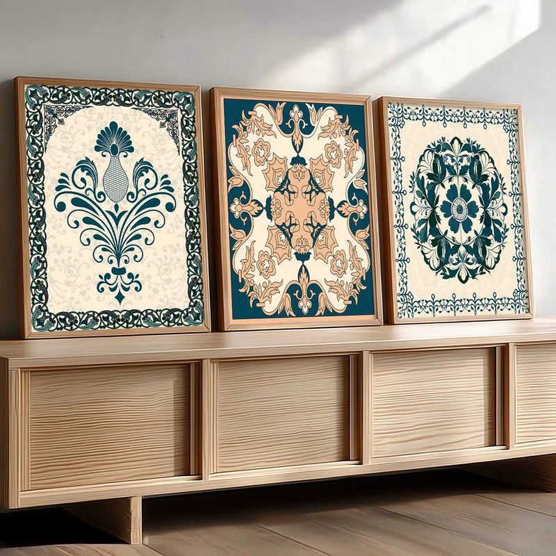 Traditional  Wall  Art Paintings for Living Room - Wall Poster With frames