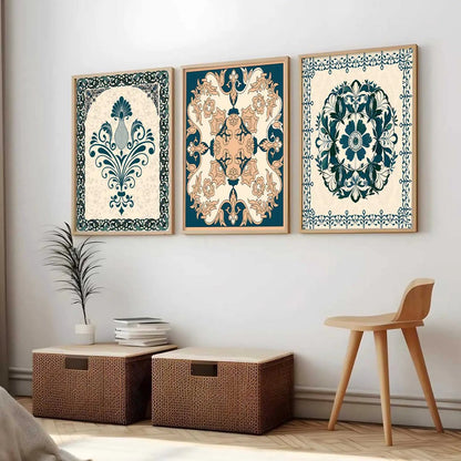 Traditional  Wall  Art Paintings for Living Room - Wall Poster With frames