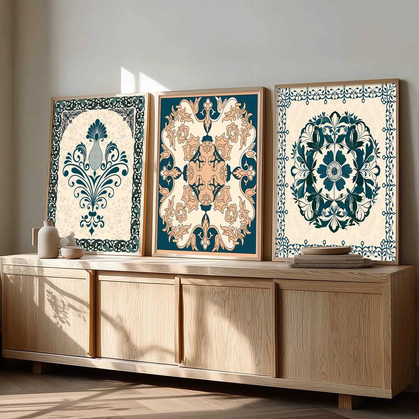 Traditional  Wall  Art Paintings for Living Room - Wall Poster With frames