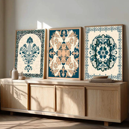 Traditional  Wall  Art Paintings for Living Room - Wall Poster With frames