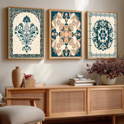 Traditional  Wall  Art Paintings for Living Room - Wall Poster With frames