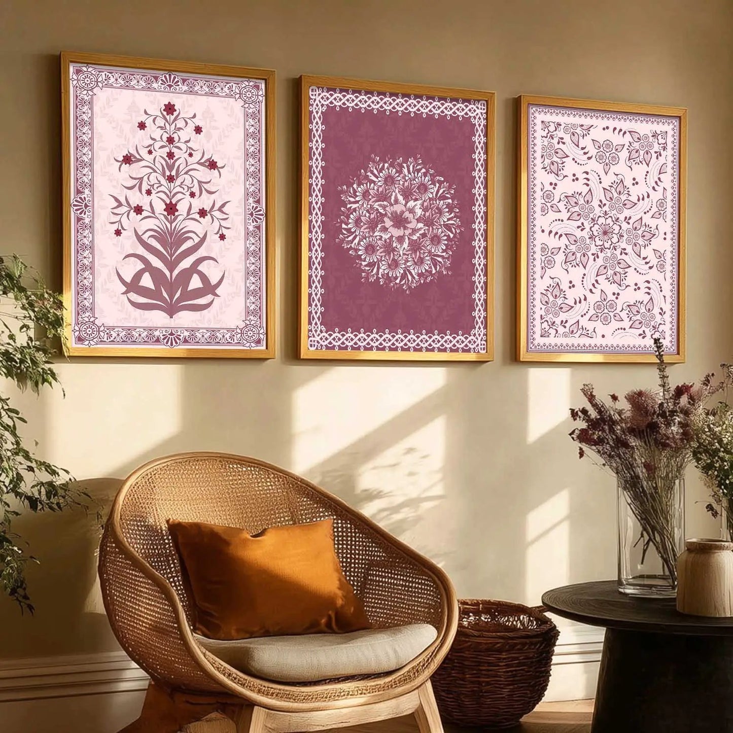 Traditional Wall  Art Paintings for Living Room - Wall Poster With frames
