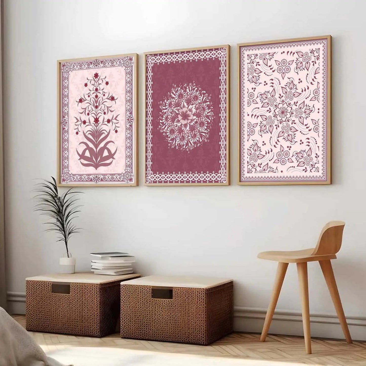 Traditional Wall  Art Paintings for Living Room - Wall Poster With frames