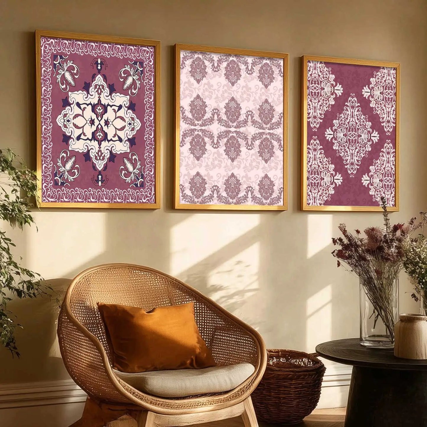 Traditional   Wall  Art  Paintings for Living Room - Wall Poster With frames