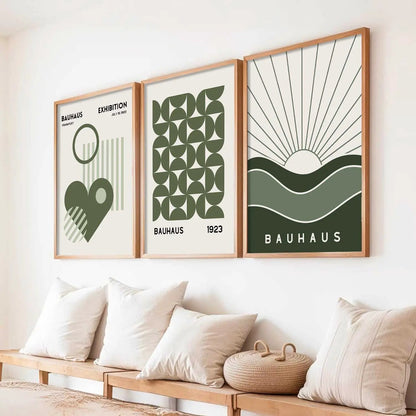 Boho Framed Wall Art Prints | Set of 3 | Home Decor