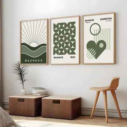 Boho Framed Wall Art Prints | Set of 3 | Home Decor
