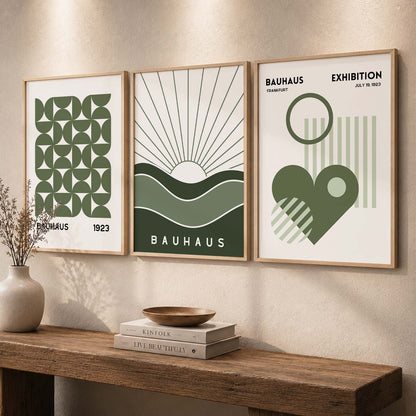 Line Art Boho Wall Art Set of 3 Framed Prints