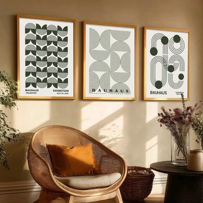 Boho Framed Wall Art Prints | Set of 3 | Home Decor