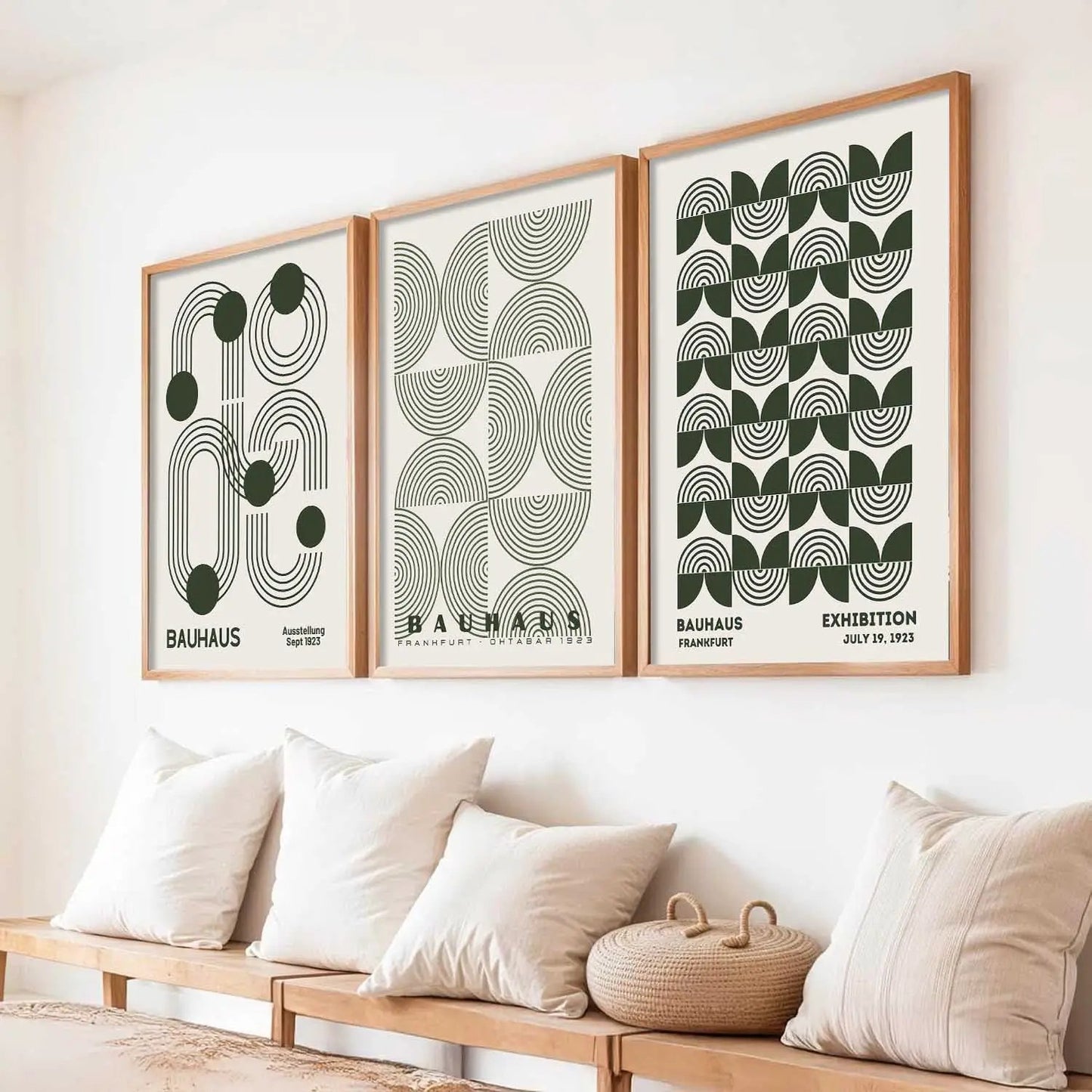 Boho Framed Wall Art Prints | Set of 3 | Home Decor