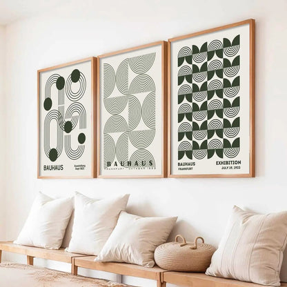 Boho Framed Wall Art Prints | Set of 3 | Home Decor