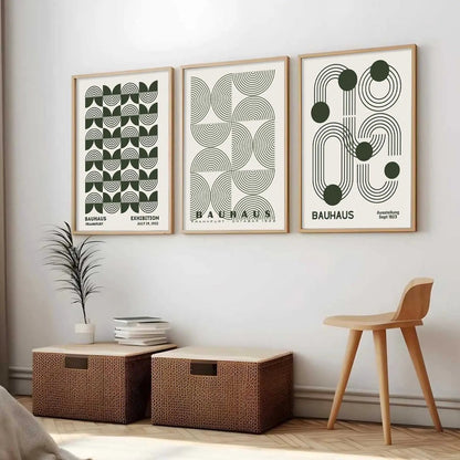 Boho Framed Wall Art Prints | Set of 3 | Home Decor