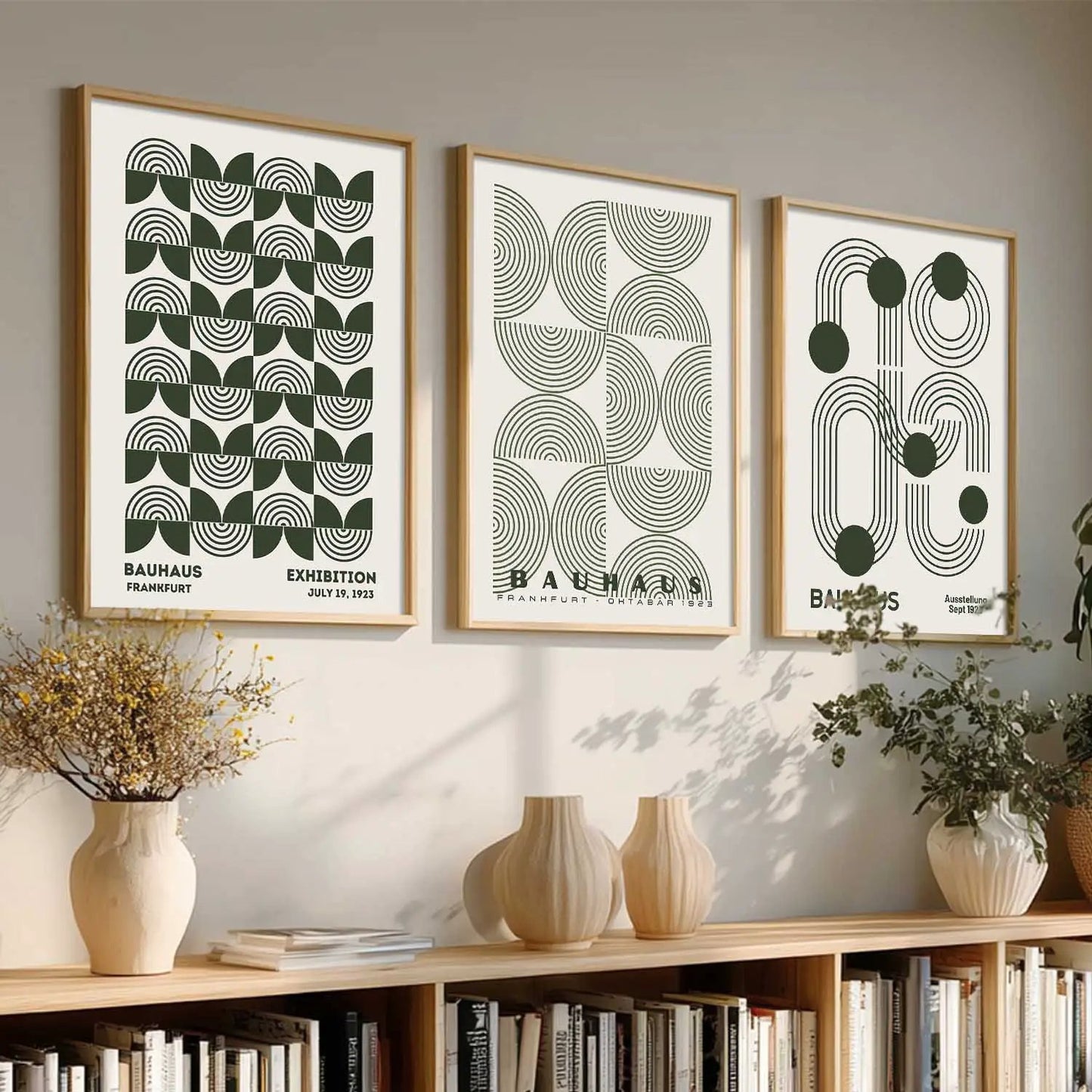 Boho Framed Wall Art Prints | Set of 3 | Home Decor