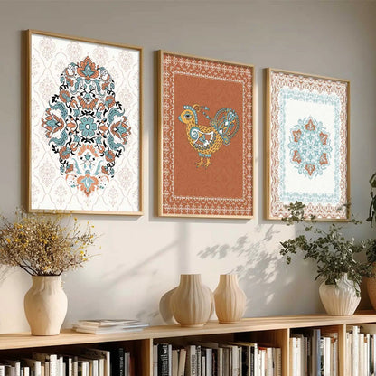 Traditional  Wall Art  Paintings for Living Room - Wall Poster With frames