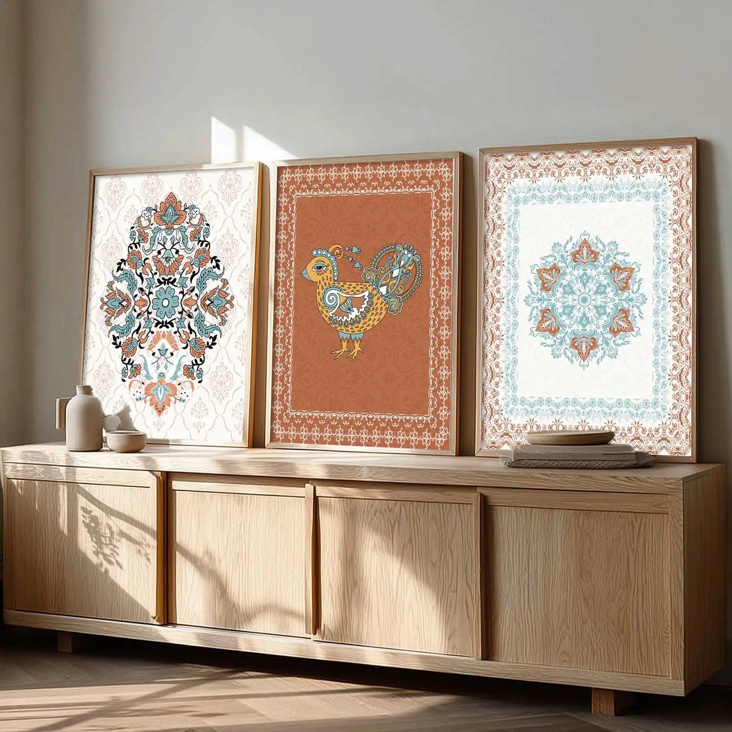 Traditional  Wall Art  Paintings for Living Room - Wall Poster With frames