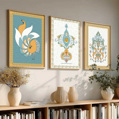 Traditional   Wall Art  Paintings for Living Room - Wall Poster With frames