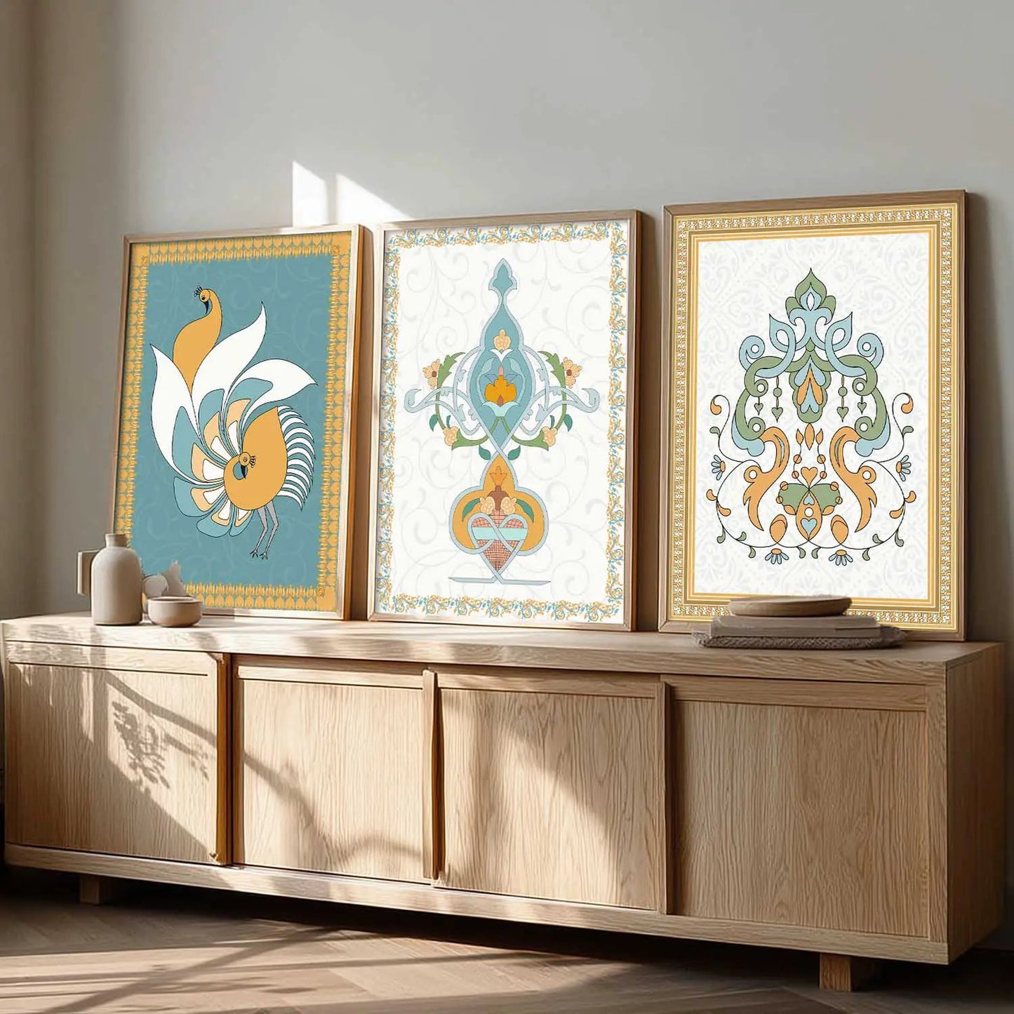 Traditional   Wall Art  Paintings for Living Room - Wall Poster With frames