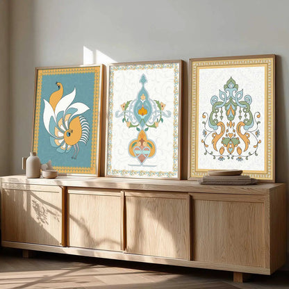 Traditional   Wall Art  Paintings for Living Room - Wall Poster With frames