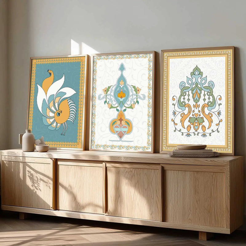 Traditional   Wall Art  Paintings for Living Room - Wall Poster With frames