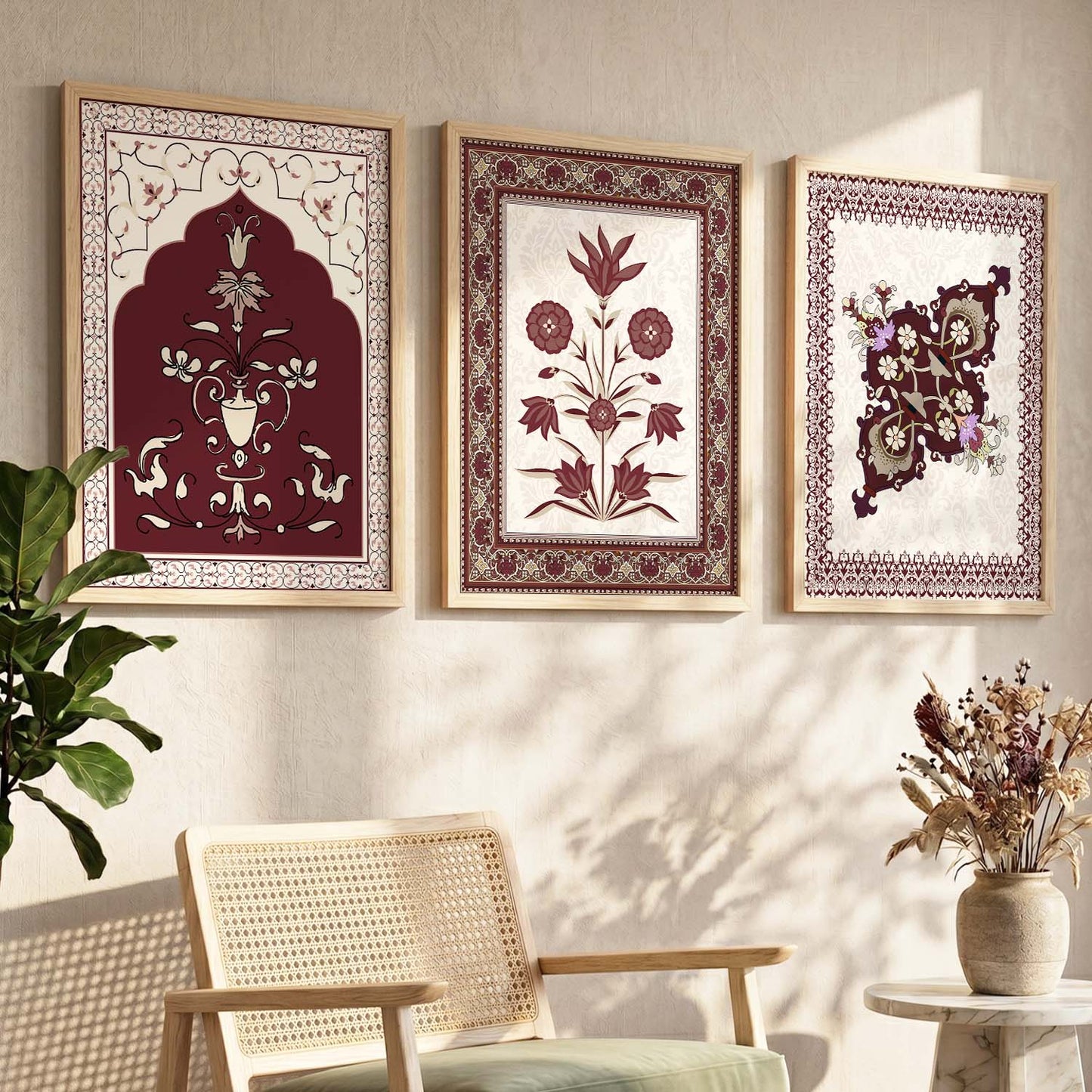 Traditional  Wall  Art Paintings for Living Room - Wall Poster With frames