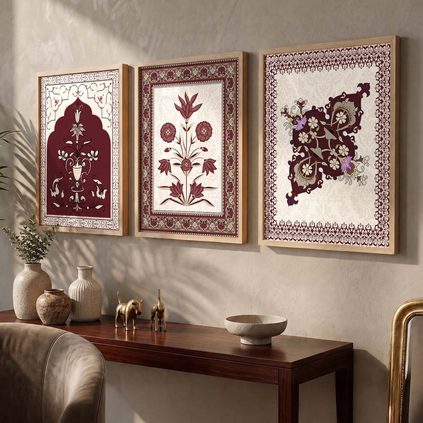 Traditional  Wall  Art Paintings for Living Room - Wall Poster With frames
