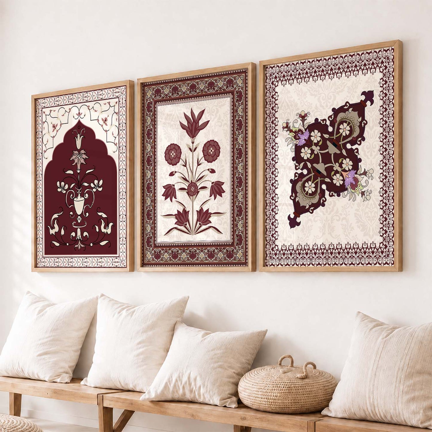 Traditional  Wall  Art Paintings for Living Room - Wall Poster With frames