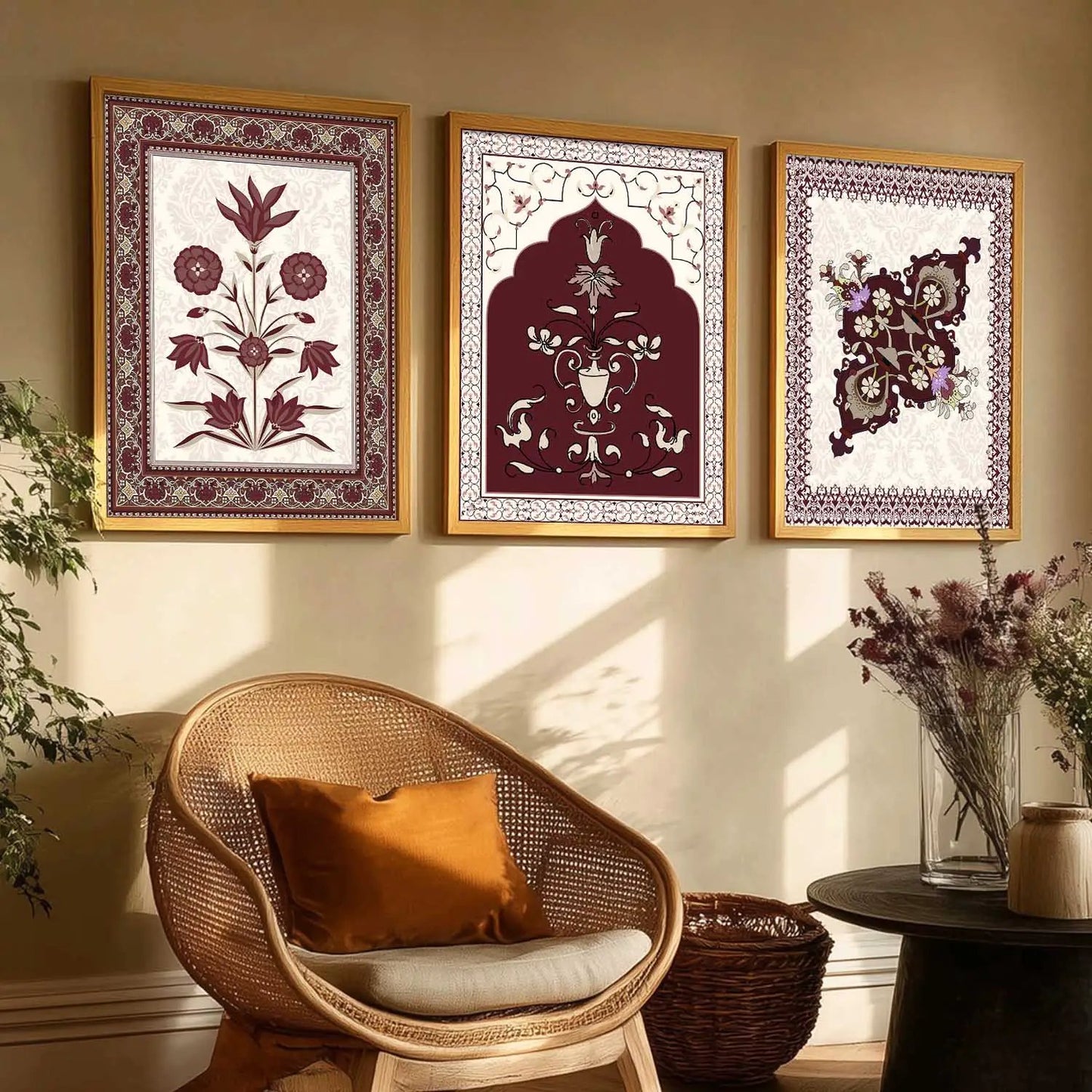 Traditional  Wall  Art Paintings for Living Room - Wall Poster With frames