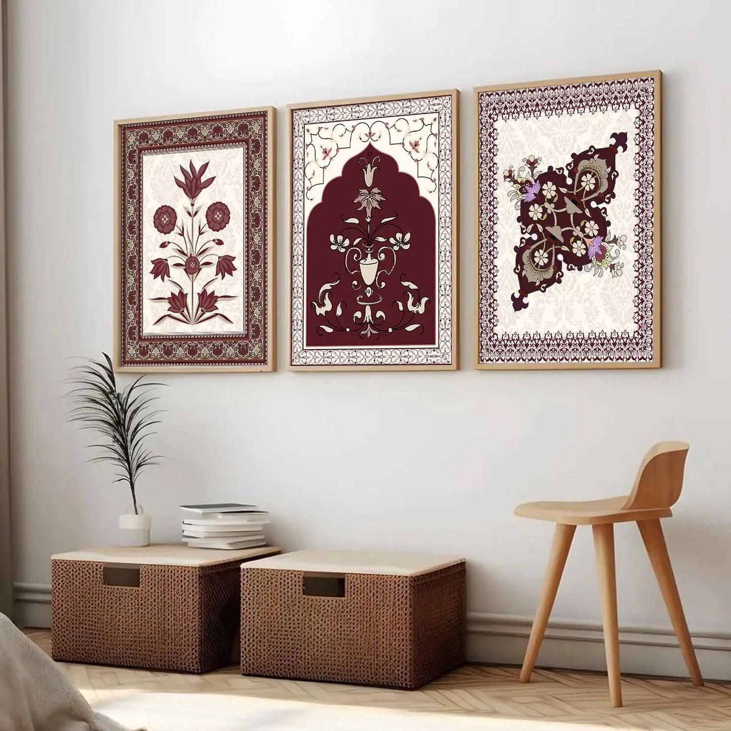 Traditional  Wall  Art Paintings for Living Room - Wall Poster With frames