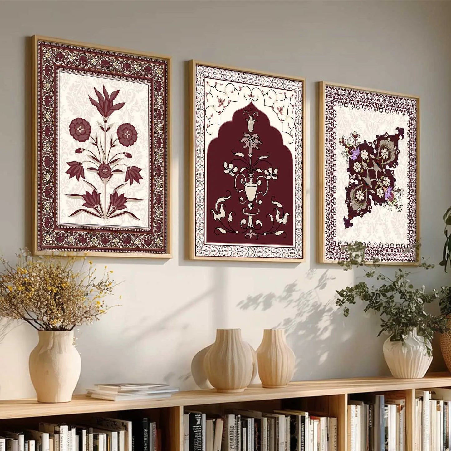 Traditional  Wall  Art Paintings for Living Room - Wall Poster With frames